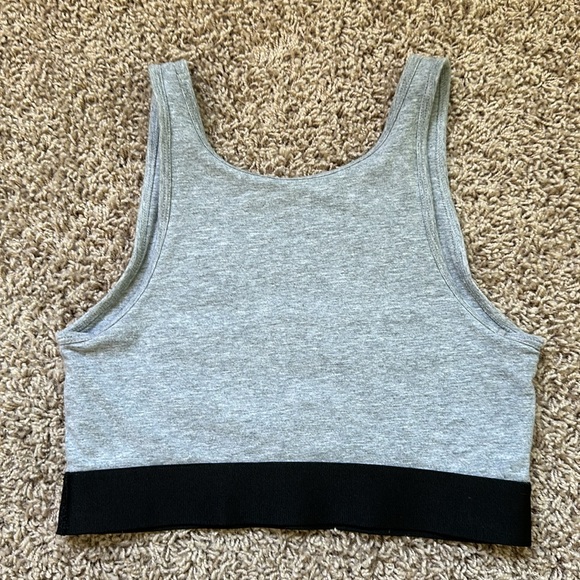 Aritzia TNA Sports Bra Gray and Black - Picture 2 of 5